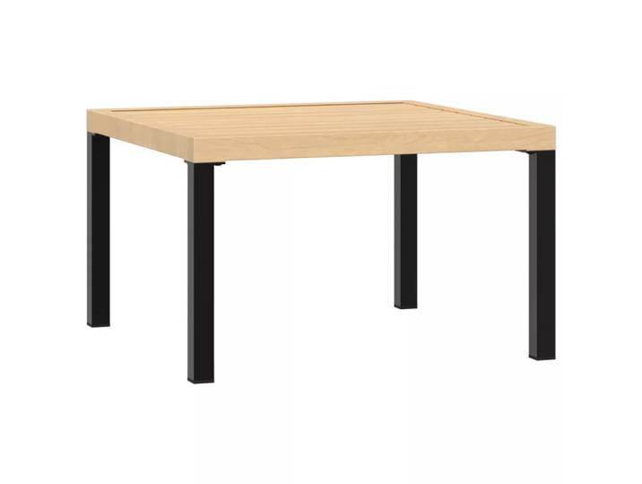 VidaXL - Garten couchtisch aluminium, One Size, Schwarz
