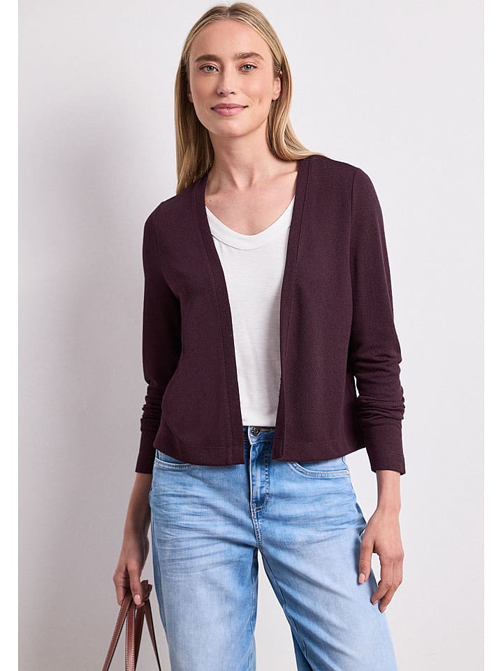 Street One Cardigan in Aubergine - 46