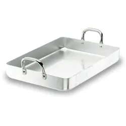 Lacor CHEF-ALUMINIUM Drehspieß 40x30 feste Griffe für die professionelle Gastronomie 20540F