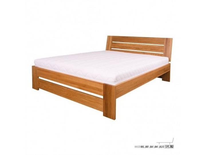 Xlmoebel Holzbett Doppelbett aus massiver Eiche mit zeitlosem Design (Doppelbett, 1-tlg., Bett), Hergestellt in Europa