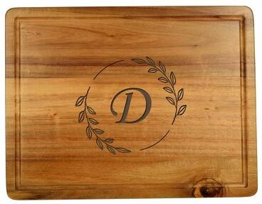 Picnic at Ascot Personalized Acacia Charcuterie Cheese Cutting Board