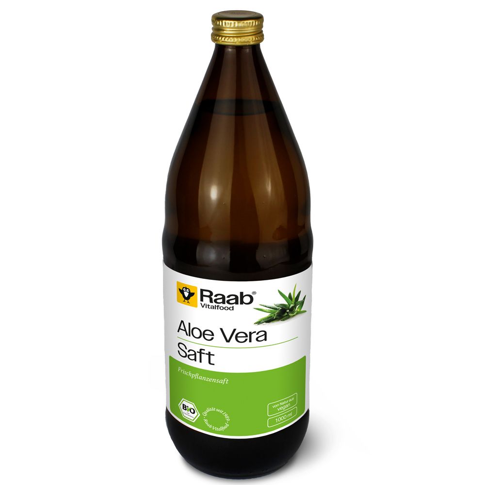 Raab Vitalfood Aloe Vera Saft Bio 1000 ml Flüssigkeit