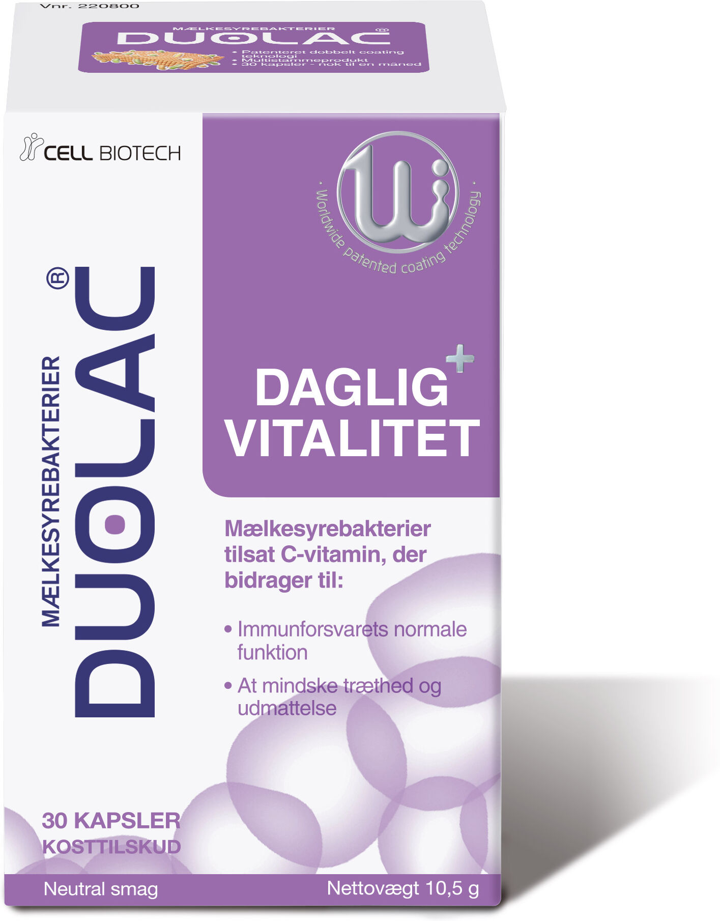 Duolac Daglig Vitalitet Kosttilskud 30 stk