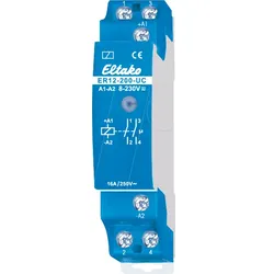 ER12-200-UC - Schaltrelais - 2 Schließer, 250V/16A