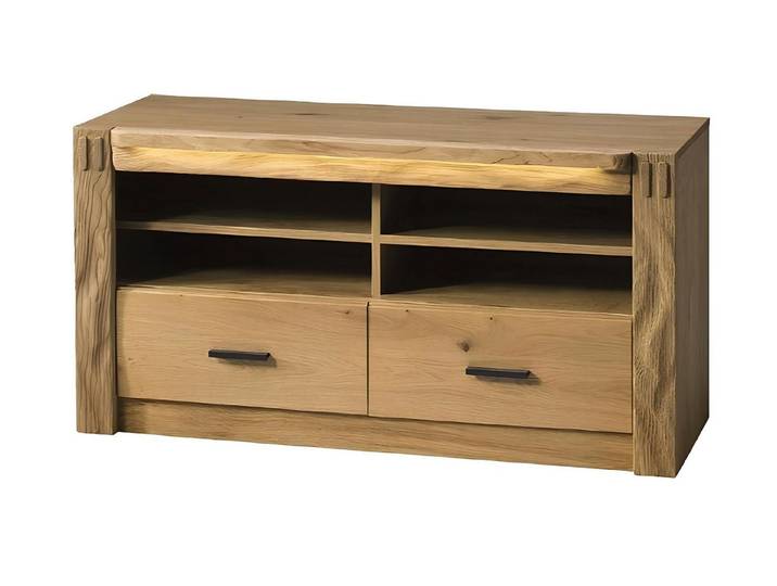 Xlmoebel TV-Board TV-Lowboard in Holzoptik mit Stauraum für Unterhaltungselektronik (TV-Lowboard (TRK), Hergestellt in Europa
