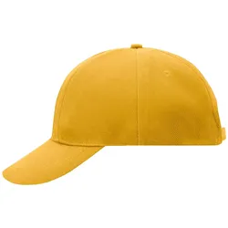 Basecap Turned "MB609" 6-Panel-Laminated - gold-yellow