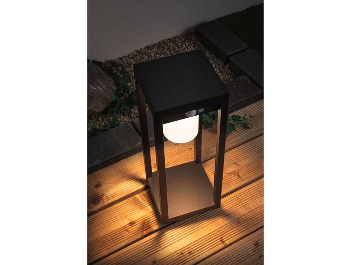 LED-Wegeleuchte Marisol II 15 x 40 x 15cm Schwarz