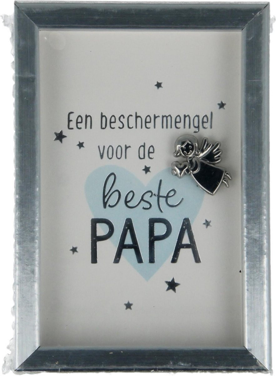 Beschermengel in Lijstje Een Beschermengel voor de Beste Papa
