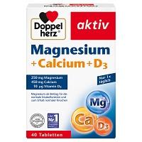 DOPPELHERZ Magnesium+Calcium+D3 Tabletten 40 St