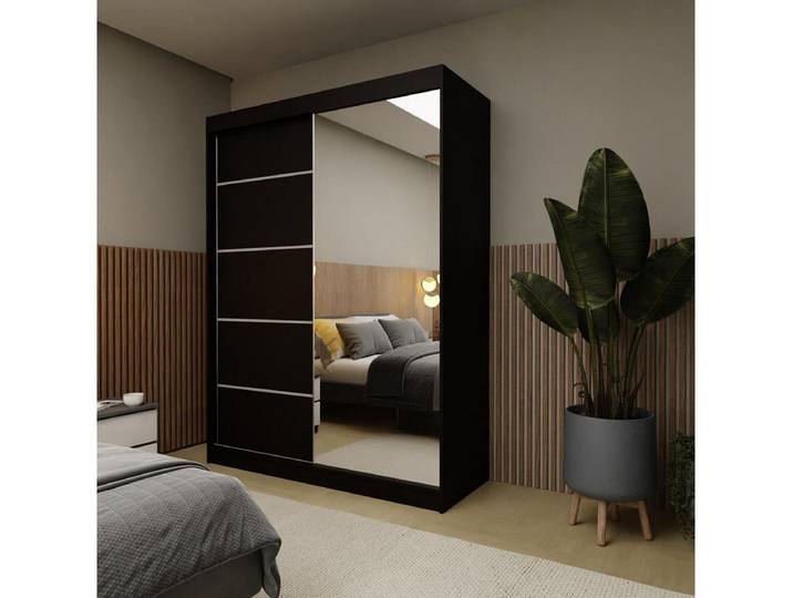Compleo Schwebetürenschrank 160 cm breit NAPOS, Elegant design