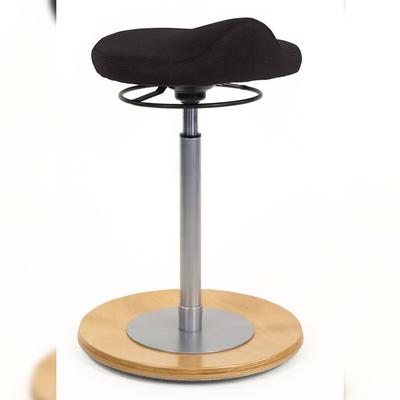 Mayer Sitzmöbel, Pendelhocker mit ergonomisch geformtem Komfortsitz 1101, Schwarz, 1101_N_30317