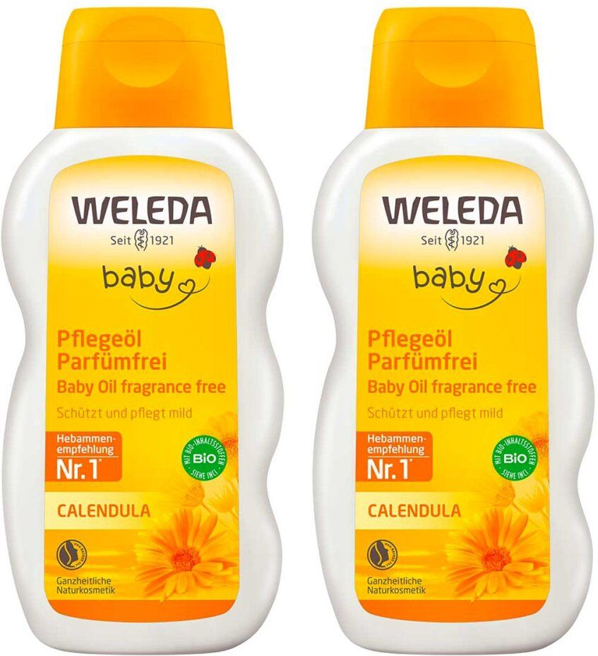 Weleda Calendula Pflegeöl Parfümfrei 2x200ml