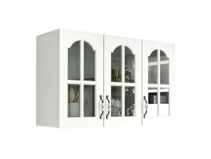 WNGJZZYC Küchen‑Wandschränke Mit Glastüren Langlebiger Aufbewahrungsschrank, Europäischer Vorratsschrank Für Küche, Esszimmer Und Zuhause(105x32x60cm/41x13x24in)