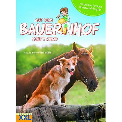 Auf dem Bauernhof geht´s rund - mit großem farbigem Bauernhof-Poster, Set von , Edition XXL, 978-3-89736-636-7