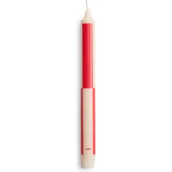 Hay Pattern Kerze Schachbrettmuster, creme-rot