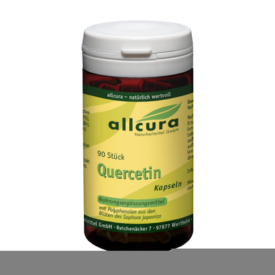 allcura Naturheilmittel GmbH QUERCETIN 250 mg Kapseln 90 St 18046020
