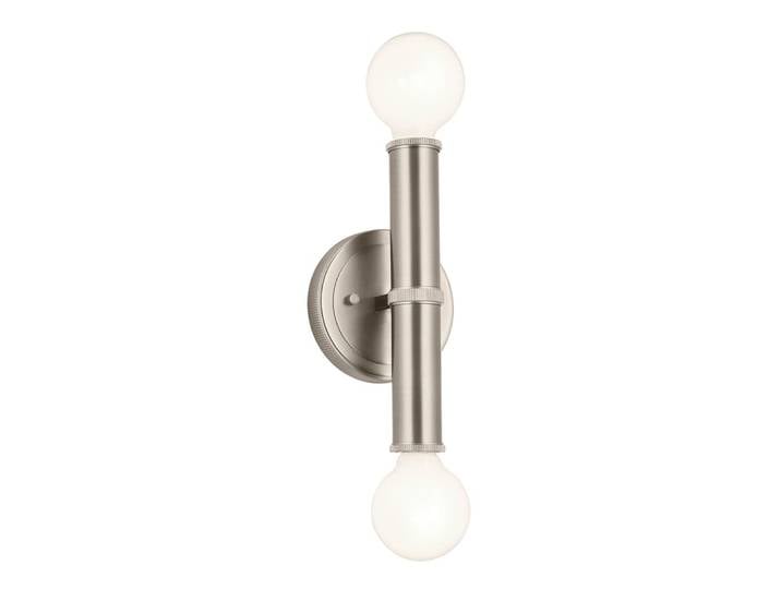 Applique Murale Acier Nickel Brossé