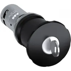 ABB CE4K1-10B-11 Maschinen-Stop-Taster, 1 Schließer + 1 Öffner, Compact