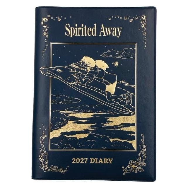 Ensky Le Voyage de Chihiro journal Haku dragon & Chihiro blue gold foil (ENSKY-21935)