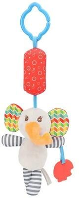 Uplift Essentials Baby Crib Hanging Spiral Toy For Cribs, Strollers, And Car Seats elephant