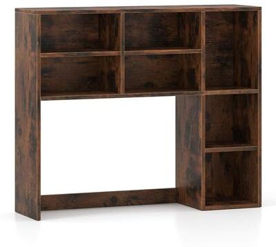Countertop Bookcase Small Bookshelves w/ 7 Cubes for Dorm Home