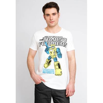 T-Shirt LOGOSHIRT "Bumblebee Autobots", Herren, Gr. S, bunt, 100% Baumwolle, bedruckt, normal, Rundhals, Shirts T-Shirt, mit großflächigem Frontprint
