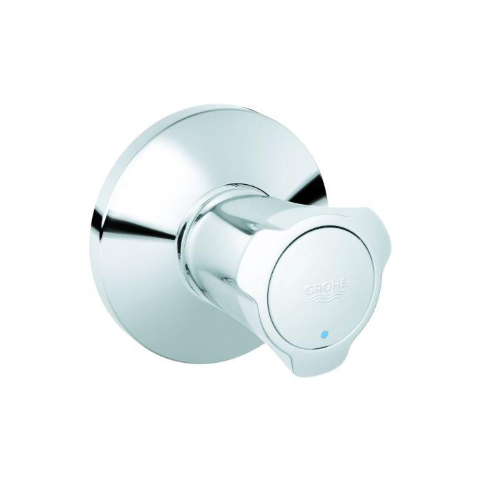 Grohe Costa Unterputz-Ventil-Oberbau 19854001 Markierung blau, mit Schubrosette, chrom