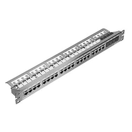 Panduit Patchpanel, 24Port, Metall CP24WSK6TGLGY (CP24WSK6TGLGY)