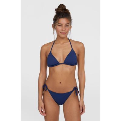 Triangel-Bikini O'NEILL "ESSENTIALS CAPRI BONDEY BIKINI SET", Damen, Gr. 42, N-Gr, blau (blauberry ca), Obermaterial: 85% Polyamid, 15% Elasthan, Bikini-Sets Triangel-Bikini, mit herausnehmbaren Pads
