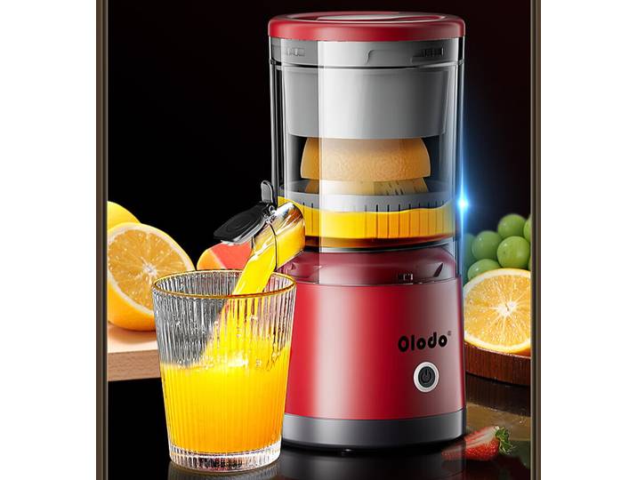 Presse-agrumes domestique lent, séparateur de pulpe et de jus, presse-agrumes frais portable sans fil amovible et lavable, presse sans filtre