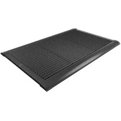 Outdoor-Fußmatte New Standard RiZZ Aluminium anthrazit grau, Designer Trudie Zuiddam/WELL design, 90x2.2x60 cm