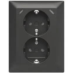 Busch-Jaeger, Steckdose, BUSCH JAEGER 202EUJRB2USBC-915