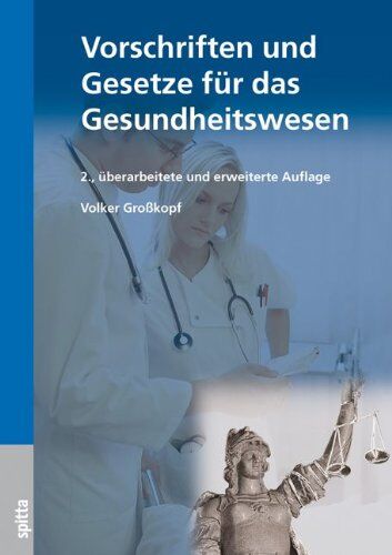 Volker Großkopf - Vorschriften und Gesetze für das Gesundheitswesen - Preis vom 09.10.2026 07:28:09 h