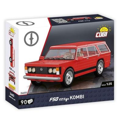 COBI Youngtimer 24603 - FSO125P Kombi, Bausatz 1:35, 90 Klemmbausteine