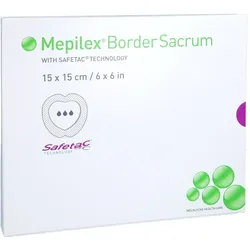 Mepilex Border Sacrum Schaumverband 15x15 cm