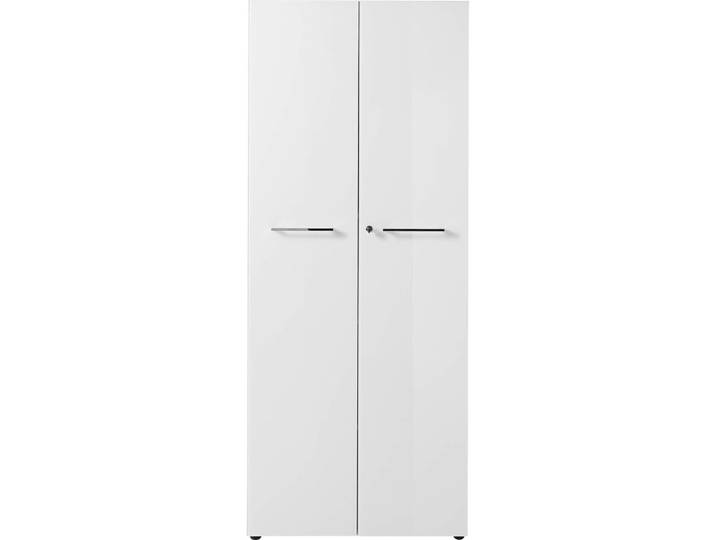 Aktenschrank Monte Weiss Glas B 80 H 196 cm - Aktenschrank