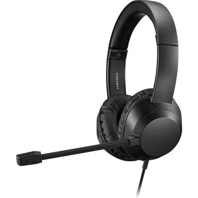 Adesso Xtream P7 AI Copilot Headset On Ear Headset kabelgebunden Stereo schwarz-meliert Headset Computer -