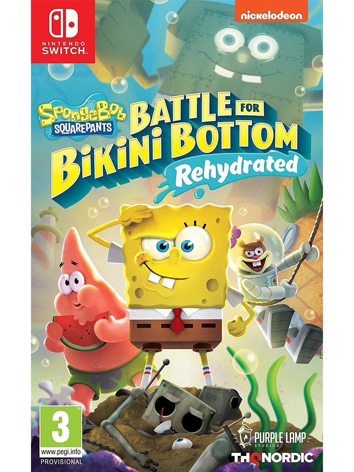 Spongebob SquarePants: Battle for Bikini Bottom - Rehydrated - Nintendo Switch - Platformer - PEGI 3