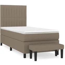 vidaXL, Boxspringbett, Damenia (Vertikale Streifen) (90 x 190 cm)