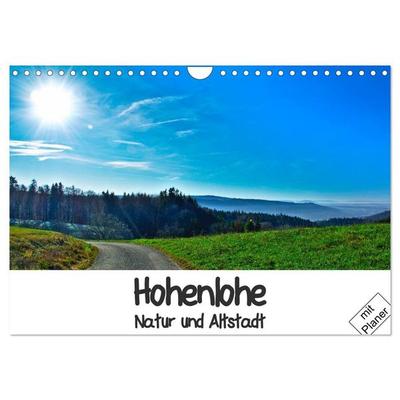 Hohenlohe - Natur und Altstadt (Wandkalender 2027 DIN A4 quer), CALVENDO Monatskalender