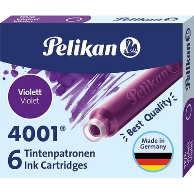 Pelikan Tintenpatronen 4001® 6er Set Standard-Patronen, Violett