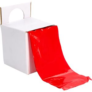 dm-folien Dehnband PE-Stretch rot-opak, 1200 x 100mm, im Spenderkarton, bis 300 % dehnbare PE-Folie, 100 Stück