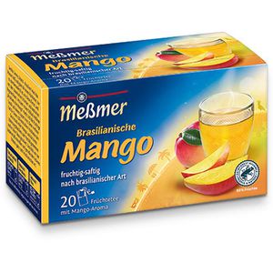 Meßmer Tee Brasilianische Mango, Früchtetee nach brasilianischer Art, 45 g, 20 Beutel