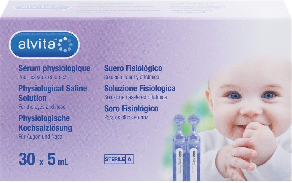 Alvita physiologische Kochsalzlösung Ampullen