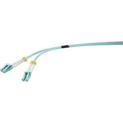 Renkforce RF-5044054 Glasfaser LWL Anschlusskabel 2.00 m Aquablau [1x LC-Stecker - 1x LC-Stecker] 50/125 µ Multimode OM3