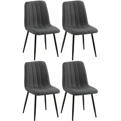 4er Set Stühle Dijon Stoff