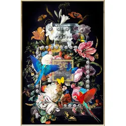 Glasbild (BH 80x120 cm) - bunt - BH 80x120 cm