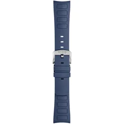 Mido TV Ersatzarmband Kautschuk Blau 22 mm M852018728