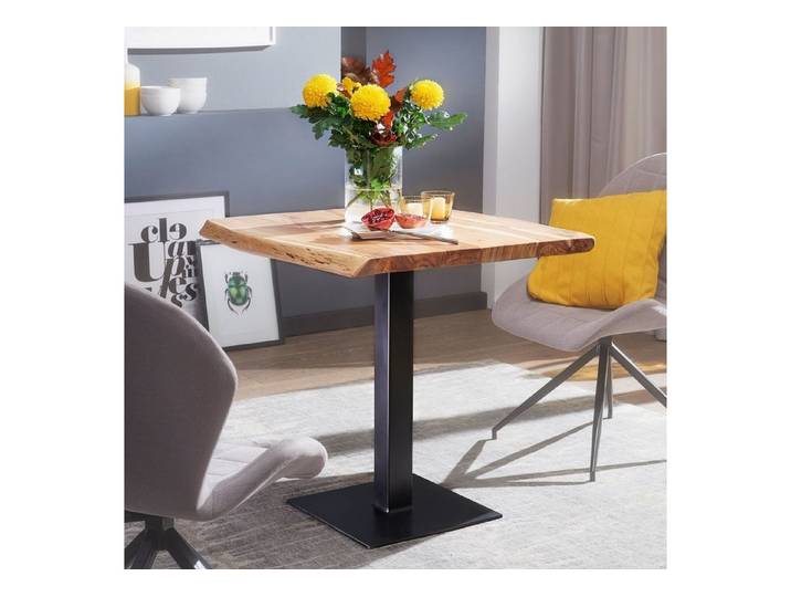freiraum Esstisch WL5.975, in Akazie, Massivholz - 80x75x75cm (BxHxT)