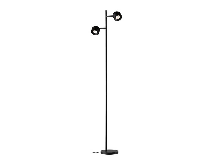 Lampadaire Puric Pane I 9 x 145 x 17cm Noir Aluminium verni Polycarbonate LED Module LED